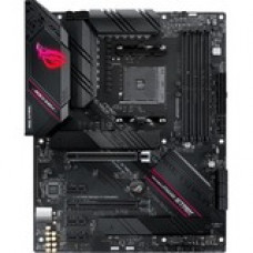 Asus ROG Strix B550-F GAMING Desktop Motherboard - AMD Chipset - Socket AM4 - 128 GB DDR4 SDRAM Maximum RAM - DIMM, UDIMM - 4 x Memory Slots - 6 x USB 3.1 Port - HDMI - 1 x RJ-45 - 6 x SATA Interfaces 90MB14S0-M0AAY0