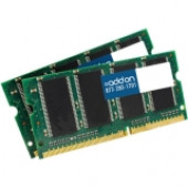 AddOn AA1333D3S9/4G x2 JEDEC Standard 8GB (2x4GB) DDR3-1333MHz Unbuffered Dual Rank 1.5V 204-pin CL9 SODIMM - 100% compatible and guaranteed to work - TAA Compliance AA1333D3S9K2/8G