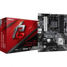 ASRock B550 Phantom Gaming 4/ac Desktop Motherboard - AMD Chipset - Socket AM4 - 128 GB DDR4 SDRAM Maximum RAM - DIMM, UDIMM - 4 x Memory Slots - Gigabit Ethernet - Wireless LAN - IEEE 802.11a/b/g/n/ac - 6 x USB 3.1 Port - HDMI - 1 x RJ-45 - 4 x SATA Inte