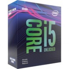 Intel Core i5 i5-9600KF Hexa-core (6 Core) 3.70 GHz Processor - Socket H4 LGA-1151 - Retail Pack - 1.50 MB - 9 MB Cache - 8 GT/s DMI - 64-bit Processing - 4.60 GHz Overclocking Speed - 14 nm - 95 W - 212&deg;F (100&deg;C) BX80684I59600KF