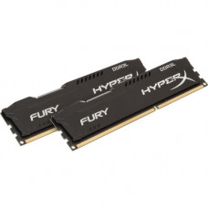 Kingston HyperX Fury 16GB (2 x 8GB) DDR3L SDRAM Memory Kit - 16 GB (2 x 8 GB) DDR3L SDRAM - CL10 - 1.35 V - Non-ECC - Unbuffered - 240-pin - DIMM HX316LC10FBK2/16