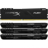 Kingston Technology HyperX FURY 32GB DDR4 SDRAM Memory Module - For Desktop PC - 32 GB (4 x 8 GB) - DDR4-3600/PC4-28800 DDR4 SDRAM - CL17 - 1.35 V - Non-ECC - Unbuffered - 288-pin - DIMM HX436C17FB3K4/32