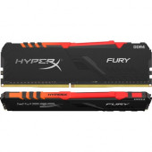 Kingston Technology HyperX FURY 16GB DDR4 SDRAM Memory Module - For Desktop PC - 16 GB (2 x 8 GB) - DDR4-3733/PC4-29800 DDR4 SDRAM - CL19 - 1.35 V - Non-ECC - Unbuffered - 288-pin - DIMM HX437C19FB3AK2/16