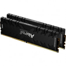 Kingston FURY Renegade 16GB (2 x 8GB) DDR4 SDRAM Memory Kit - For Motherboard - 16 GB (2 x 8GB) - DDR4-3200/PC4-25600 DDR4 SDRAM - 3200 MHz Single-rank Memory - CL16 - 1.35 V - Non-ECC - Unbuffered - 288-pin - DIMM - Lifetime Warranty KF432C16RBK2/16