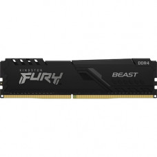 Kingston FURY Beast 32GB (2 x 16GB) DDR4 SDRAM Memory Kit - 32 GB (2 x 16GB) - DDR4-3733/PC4-29800 DDR4 SDRAM - 3733 MHz Dual-rank Memory - CL19 - 1.35 V - Non-ECC - Unbuffered - 288-pin - DIMM KF437C19BB1K2/32