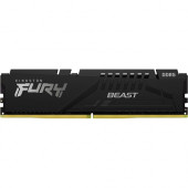 Kingston FURY Beast 8GB DDR5 SDRAM Memory Module - For Motherboard - 8 GB (1 x 8GB) - DDR5 5200/PC5-41600 DDR5 SDRAM - 5200 MHz Single-rank Memory - CL40 - 1.25 V - Unbuffered - 288-pin - DIMM - Lifetime Warranty KF552C40BB-8