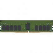 Kingston 16GB DDR4 SDRAM Memory Module - For NAS Server, Rack Server, Blade Server, Server - 16 GB - DDR4-3200/PC4-25600 DDR4 SDRAM - 3200 MHz Dual-rank Memory - CL22 - 1.20 V - ECC - Registered - 288-pin - DIMM - Lifetime Warranty KTD-PE432D8P/16G