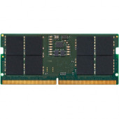 Kingston ValueRam 16GB DDR5 SDRAM Memory Module - For Notebook - 16 GB (1 x 16GB) - DDR5-4800/PC5-38400 DDR5 SDRAM - 4800 MHz Single-rank Memory - CL40 - 1.10 V - Retail - Non-ECC - Unbuffered - 262-pin - SoDIMM - Lifetime Warranty KVR48S40BS8-16