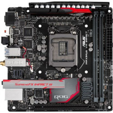 Asus ROG MAXIMUS VIII IMPACT Desktop Motherboard - Intel Chipset - Socket H4 LGA-1151 - Mini ITX - 1 x Processor Support - 32 GB DDR4 SDRAM Maximum RAM - 4.13 GHz O.C., 4 GHz O.C., 3.87 GHz O.C., 3.80 GHz O.C., 3.73 GHz O.C., 3.60 GHz O.C., 3.50 GHz O.C.,