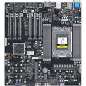 Supermicro M12SWA-TF Workstation Motherboard - AMD Chipset - Socket SP3 - Extended ATX - 2 TB DDR4 SDRAM Maximum RAM - RDIMM, UDIMM - 8 x Memory Slots - Gigabit Ethernet - 4 x SATA Interfaces MBD-M12SWA-TF-B