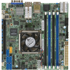 Supermicro X10SDV-TLN4F Server Motherboard - Intel Chipset - Socket BGA-1667 - Intel Xeon D-1540 Octa-core (8 Core) 2 GHz - Retail Pack - Mini ITX - 1 x Processor Support - 128 GB DDR4 SDRAM Maximum RAM - 2.13 GHz Memory Speed Supported - DIMM, RDIMM, UDI