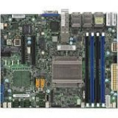 Supermicro X10SDV-TP8F Server Motherboard - Intel Chipset - Socket BGA-1667 - Intel Xeon D-1518 Quad-core (4 Core) 2.20 GHz - Retail Pack - Flex ATX - 128 GB DDR4 SDRAM Maximum RAM - 2.13 GHz, 1.87 GHz, 1.60 GHz Memory Speed Supported - UDIMM, RDIMM, DIMM