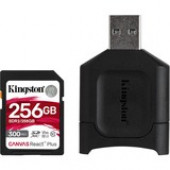 Kingston Canvas React Plus 256 GB Class 10/UHS-II (U3) SDXC - 300 MB/s Read - 260 MB/s Write MLPR2/256GB