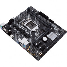 Asus Prime H410M-E Desktop Motherboard - Intel Chipset - Socket LGA-1200 - 64 GB DDR4 SDRAM Maximum RAM - DIMM, UDIMM - 2 x Memory Slots - Gigabit Ethernet - 2 x USB 3.1 Port - HDMI - 1 x RJ-45 - 4 x SATA Interfaces PRIME H410M-E