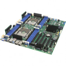 Intel S2600STBR Server Motherboard - Chipset - Socket P - 2 TB DDR4 SDRAM Maximum RAM - DIMM, RDIMM, LRDIMM - 16 x Memory Slots - 12 x SATA Interfaces BBS2600STBR