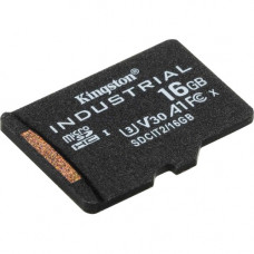 Kingston Industrial 16 GB Class 10/UHS-I (U3) V30 microSDHC - 3 Year Warranty SDCIT2/16GBSP