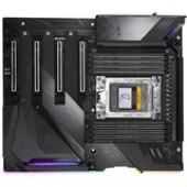 Gigabyte Technologies Aorus TRX40 AORUS XTREME Desktop Motherboard - AMD Chipset - Socket sTRX4 - 256 GB DDR4 SDRAM Maximum RAM - DIMM, UDIMM - 8 x Memory Slots - Wireless LAN - IEEE 802.11 a/b/g/n/ac/ax - 7 x USB 3.1 Port - 2 x RJ-45 - 10 x SATA Interfac