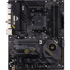 Asus TUF GAMING X570-PRO (WI-FI) Desktop Motherboard - AMD X570 Chipset - Socket AM4 - ATX - 128 GB DDR4 SDRAM Maximum RAM - DIMM, UDIMM - 4 x Memory Slots - IEEE 802.11 a/b/g/n/ac/ax - HDMI - DisplayPort - 8 x SATA Interfaces TUF GAMING X570-PRO WI-FI