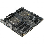 Asus WS C621E SAGE Workstation Motherboard - Intel Chipset - Socket P LGA-3647 - 768 GB DDR4 SDRAM Maximum RAM - DIMM, RDIMM, LRDIMM - 12 x Memory Slots - Gigabit Ethernet - 6 x USB 3.1 Port - 10 x SATA Interfaces WS C621E SAGE