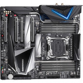 Gigabyte X299X DESIGNARE 10G Desktop Motherboard - Intel Chipset - Socket R4 LGA-2066 - 256 GB DDR4 SDRAM Maximum RAM - DIMM, UDIMM - 8 x Memory Slots - Wireless LAN - IEEE 802.11 a/b/g/n/ac/ax - 4 x USB 3.1 Port - 2 x RJ-45 - 8 x SATA Interfaces X299X DE