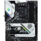 ASRock X570 Steel Legend WiFi ax Desktop Motherboard - AMD Chipset - Socket AM4 - ATX - Ryzen 3, Ryzen 5, Ryzen 7, Ryzen 5 Pro, Ryzen 7 PRO, Ryzen 3 PRO, Ryzen 9, Ryzen 9 PRO Processor Supported - 128 GB DDR4 SDRAM Maximum RAM - DIMM, UDIMM - 4 x Memory S