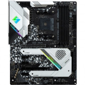 ASRock X570 STEEL LEGEND Desktop Motherboard - AMD Chipset - Socket AM4 - 128 GB DDR4 SDRAM Maximum RAM - DIMM, UDIMM - 4 x Memory Slots - Gigabit Ethernet - 8 x USB 3.1 Port - HDMI - 1 x RJ-45 - 8 x SATA Interfaces X570 STEEL LEGEND