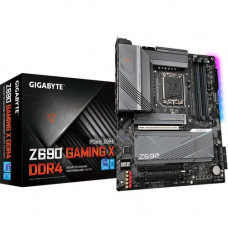 Gigabyte Z690 GAMING X DDR4 Gaming Desktop Motherboard - Intel Chipset - Socket LGA-1700 - Intel Optane Memory Ready - ATX - Celeron, Core i3, Core i5, Core i7, Core i9, Pentium Gold Processor Supported - 128 GB DDR4 SDRAM Maximum RAM - DIMM, UDIMM - 4 x 