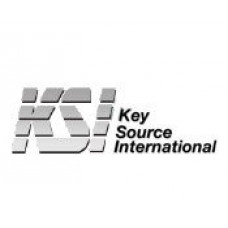 Key Source International Inc KSI, RED 104 USB KB WITH INTEGRATED CLEANING BUTTON, SEALED SURFACE, S KSI-1700 SX RED