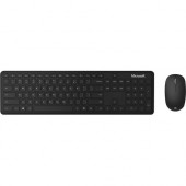 Microsoft Bluetooth Desktop for Business - Wireless Bluetooth English - Matte Black - Wireless Bluetooth Mouse - Optical - 1000 dpi - 4 Button - Scroll Wheel - QWERTY - Matte Black - Office Key, Search, Emoji Hot Key(s) - AA, AAA - Compatible with Noteboo