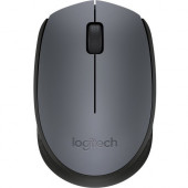 Logitech M170 Mouse - Optical - Wireless - Radio Frequency - Black - USB - Scroll Wheel - 2 Button(s) - Symmetrical - TAA Compliance 910-004940