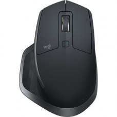 Logitech MX Master 2S Mouse - Darkfield - Wireless - Bluetooth/Radio Frequency - Graphite - USB - 4000 dpi - Scroll Wheel - 7 Button(s) - TAA Compliance 910-005131