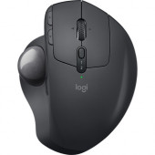 Logitech MX ERGO Wireless Trackball - Optical - Wireless - Bluetooth/Radio Frequency - Black - USB - Trackball, Scroll Wheel - 8 Button(s) - Right-handed Only - TAA Compliance 910-005177