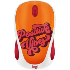 Logitech Design Collection Limited Edition Wireless Mouse - Travel Mouse - Optical - Wireless - 2.40 GHz - USB - 1000 dpi - 3 Button(s) 910-006123