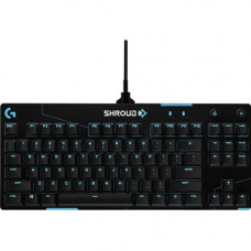 Logitech PRO X Keyboard - Cable Connectivity - USB Interface - RGB LED - PC, Mac - Mechanical Keyswitch - Shroud 920-009846