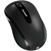 Microsoft Wireless Mobile Mouse 4000 - USB - 4 x Button - Black D5D-00001