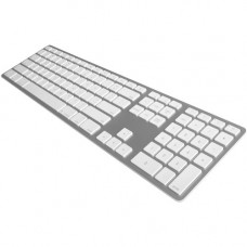 Ergoguys MATIAS WIRELESS BLUETOOTH ALUMINUM KEYBOARD SILVER - Wireless Connectivity - Bluetooth - English (US) - QWERTY Layout - Mac OS, Android, Windows - Silver FK418BTS