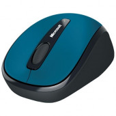 Microsoft Wireless Mobile Mouse 3500 - BlueTrack - Wireless - Radio Frequency - 2.40 GHz - Cyan Blue - USB 2.0 - 1000 dpi - Scroll Wheel - 3 Button(s) - Symmetrical - REACH, RoHS, WEEE Compliance GMF-00273