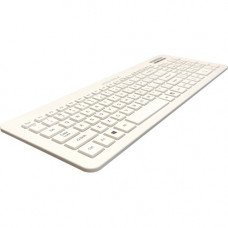 Man & Machine Very Cool Keyboard - Cable Connectivity - USB Interface - 104 Key - Windows, Mac, Linux, PC - White VC/W5