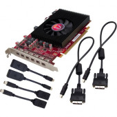 VisionTek Radeon 7750 2GB GDDR5 6M (6x MiniDP) - DirectX 11.0, DirectCompute, OpenCL 5.0, OpenGL 3.2 - 6 x DisplayPort - 6 x Monitors Supported 900614