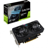 Asus Dual DUAL-GTX1650-O4GD6-MINI GeForce GTX 1650 Graphic Card - 4 GB GDDR6 - 1.41 GHz Core - 128 bit Bus Width - DisplayPort - HDMI - DVI 90YV0EH8-M0AA00