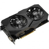 Asus Dual DUAL-RTX2060-O6G-EVO GeForce RTX 2060 Graphic Card - 6 GB GDDR6 - 1.37 GHz Core - 192 bit Bus Width - DisplayPort - HDMI - DVI DUAL-RTX2060-O6G-EVO