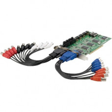 Cp Technologies Levelone FCS-8006 16-Port Analog Camera Capture Card - PCI - 704 x 576 - NTSC, PAL FCS-8006