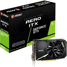 Micro-Star International  MSI AERO GeForce GTX 1650 D6 AERO ITX V1 GeForce GTX 1650 Graphic Card - 4 GB GDDR6 - 128 bit Bus Width - DisplayPort - HDMI - DVI G165D6AIC1