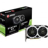 Micro-Star International  MSI VENTUS GeForce GTX 1660 Ti VENTUS XS 6G OC GeForce GTX 1660 Ti Graphic Card - 1.83 GHz Boost Clock - 6 GB GDDR6 - 192 bit Bus Width - Fan Cooler - DirectX 12, OpenGL 4.5 - 3 x DisplayPort - 1 x HDMI - PC - 4 x Monitors Suppor