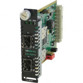 Perle CM-4GPT-DSFP Fiber Mode Converter Module - 1000Base-X - 2 x Expansion Slots - 2 x SFP Slots - Internal - REACH, RoHS, WEEE Compliance 05062570