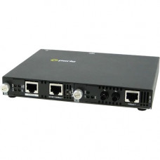 Perle SMI-100-M2ST2 - Fast Ethernet Standalone IP Managed Media Converter - 1 x Network (RJ-45) - 1 x ST Ports - DuplexST Port - Management Port - Multi-mode - Fast Ethernet - 100Base-FX, 10/100Base-TX - External - REACH, RoHS, WEEE Compliance 05070314