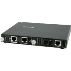 Perle SMI-110-S2ST80 Media Converter - 2 x Network (RJ-45) - 1 x ST Ports - Management Port - 10/100Base-TX, 100Base-FX, 10/100/1000Base-T - Rail-mountable, Rack-mountable, Wall Mountable, External - REACH, RoHS, WEEE Compliance 05071004