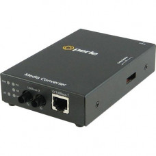 Perle S-110PP-M2ST2-XT Media Converter - 1x PoE+ (RJ-45) Ports - 1 x ST Ports - Multi-mode - 10/100Base-TX, 100Base-FX - Desktop, Rail-mountable, Rack-mountable, Wall Mountable - REACH, RoHS, WEEE Compliance 05090310