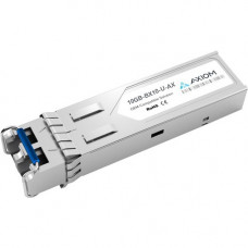 Axiom 10GBASE-BXU SFP+ for Extreme (Upstream) - For Optical Network, Data Networking - 1 Simplex 10GBASE-BX10-U Network - Optical Fiber Single-mode - 10 Gigabit Ethernet - 10GBASE-BX10-U 10GB-BX10-U-AX