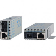 Omnitron Systems miConverter 10/100 1100-6-1 Transceiver/Media Converter - - USB - Multi-mode - Fast Ethernet - 10/100Base-T, 100Base-FX, 100Base-X - Rack-mountable, Wall Mountable, DIN Rail Mountable - TAA Compliant 1100-6-1